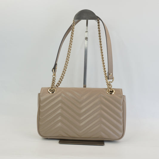 Gucci Marmont Beige GHW Medium