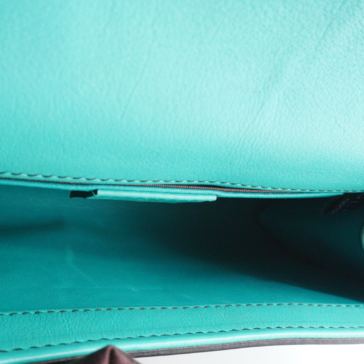 Gucci Emily Smooth Leather Small Turquoise Shoulder bag SHW