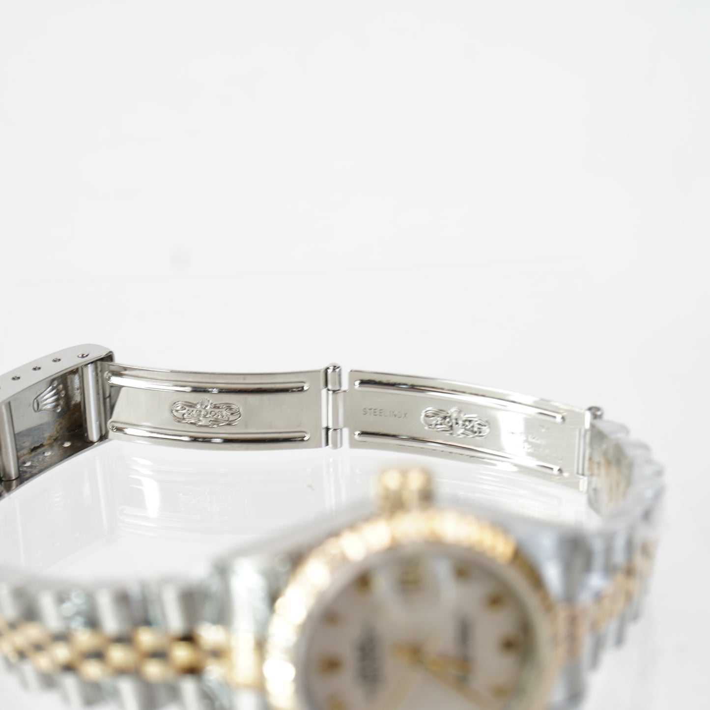DATEJUST 26 ARABIC IVORY COMPUTER FACE DIAL TWOTONE YG STEEL JUBILEE BRACELET S/N: X988036 #69173 CERTIFICATE, BOX