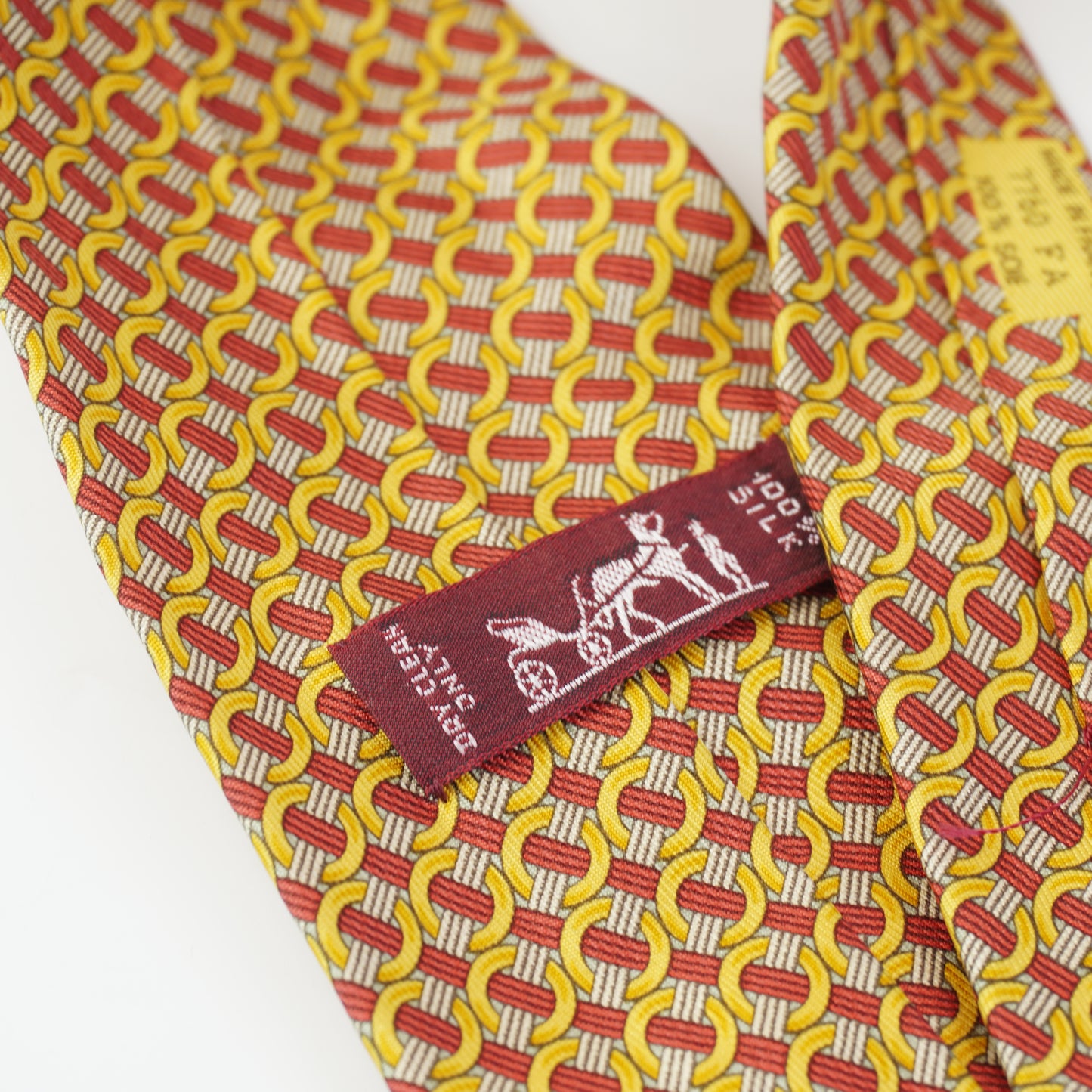 Hermes Paris Silk Necktie