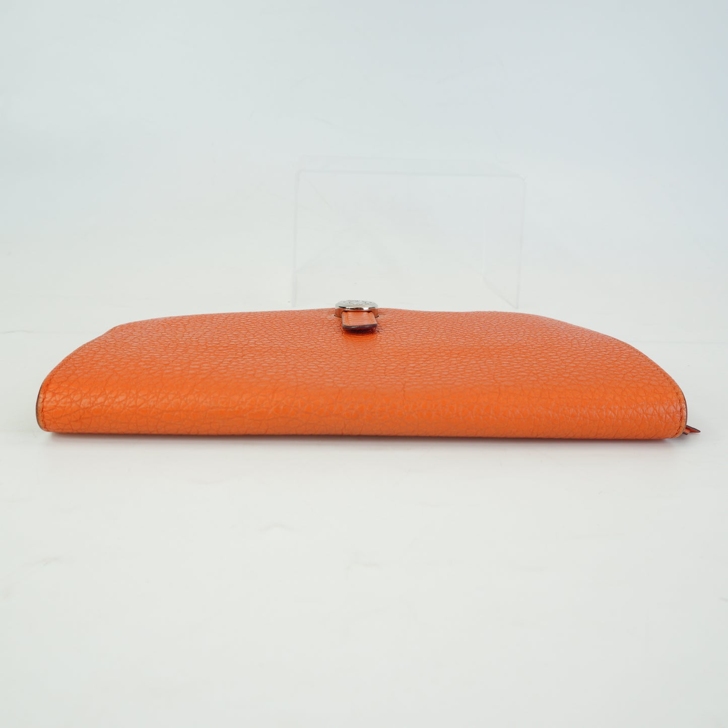 Hermes Dogon Duo wallet Orange SHW