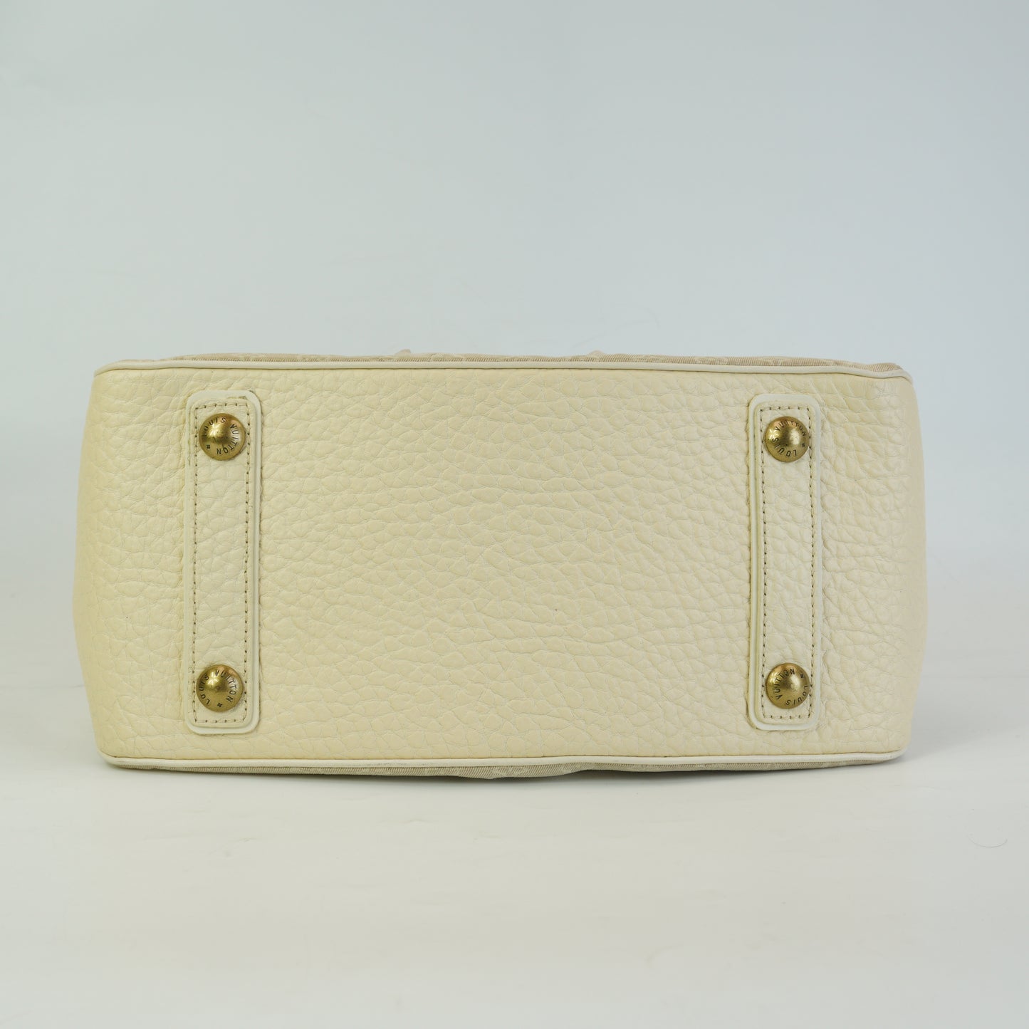 Louis Vuitton Mini Lin Monogram Canvas Beige/White Medium GHW