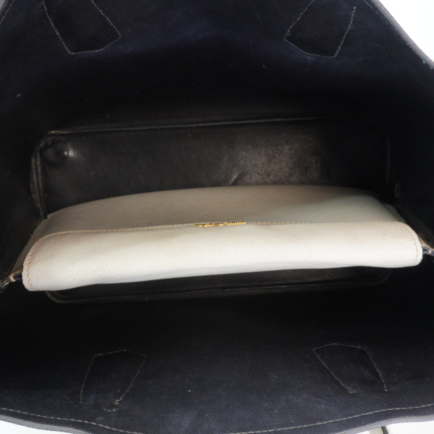 Prada Saffiano Leather Double Bag GHW