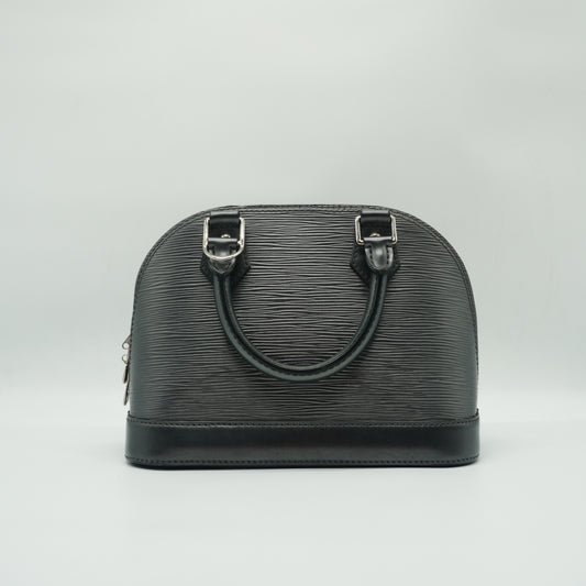 Louis Vuitton Alma BB Epi Grey SHW