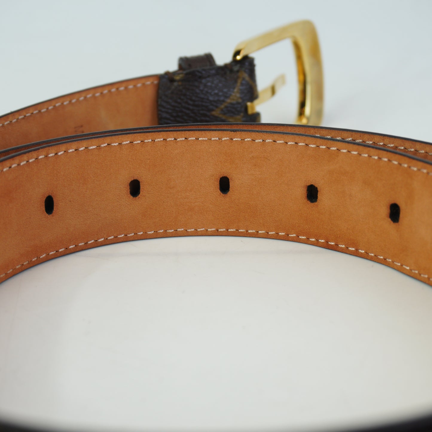 Louis Vuitton Ceinture Ellipse Belt 100/40 GHW