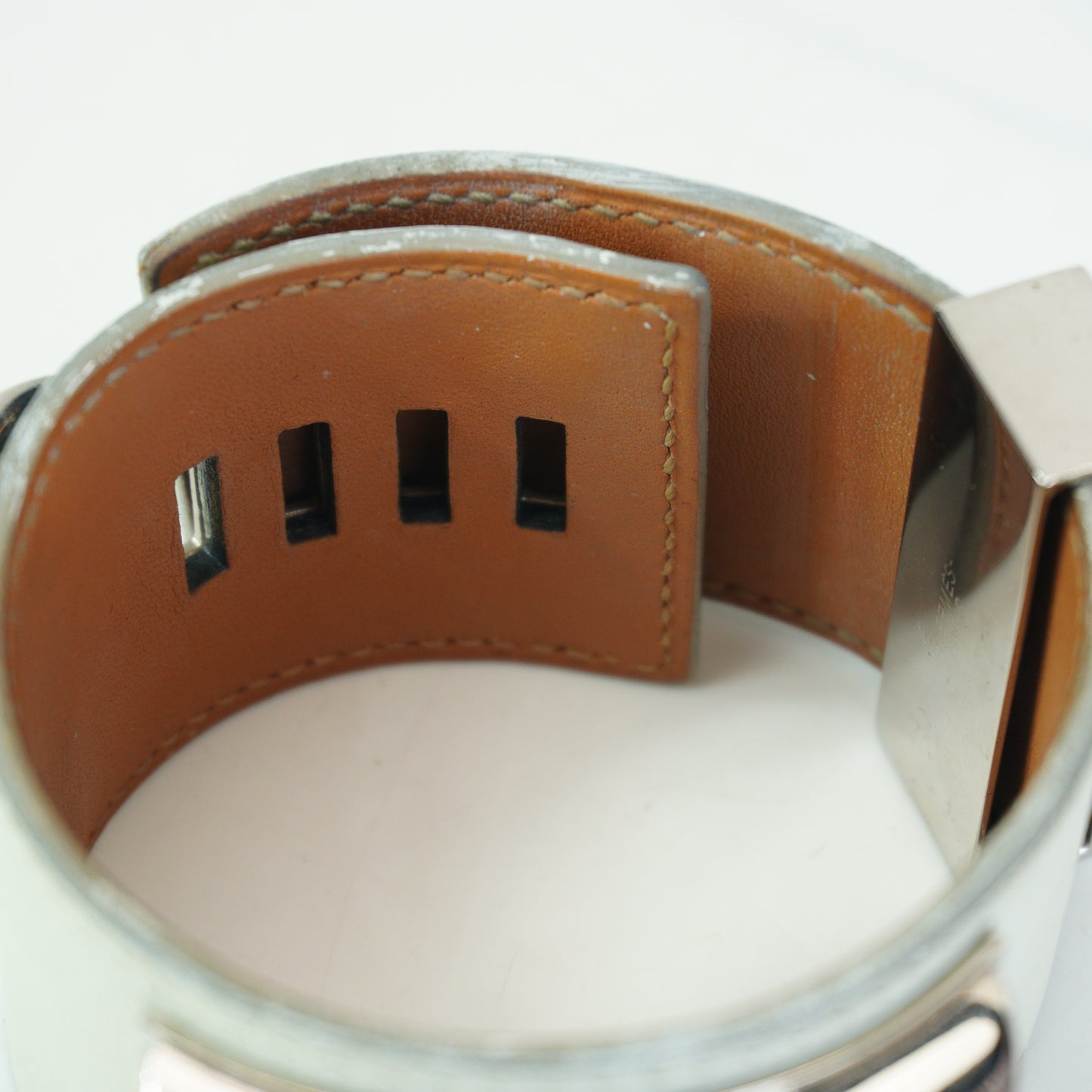 Hermes CDC Bracelet White