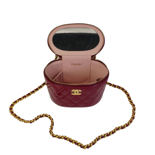 Chanel Serving Summer Patent GHW Red