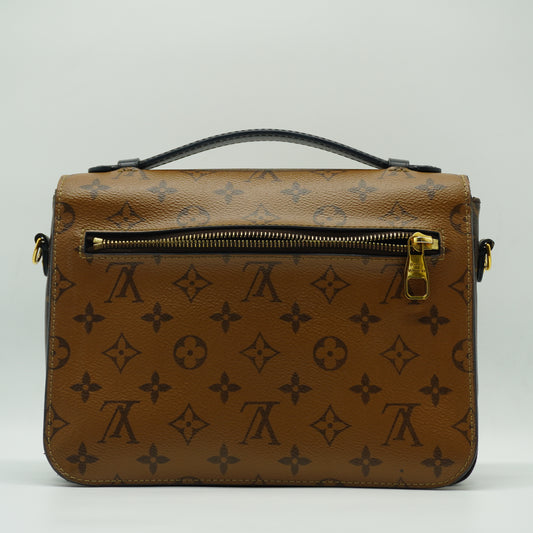 Louis Vuitton Pochette Métis Small Monogram Reverse Canvas GHW