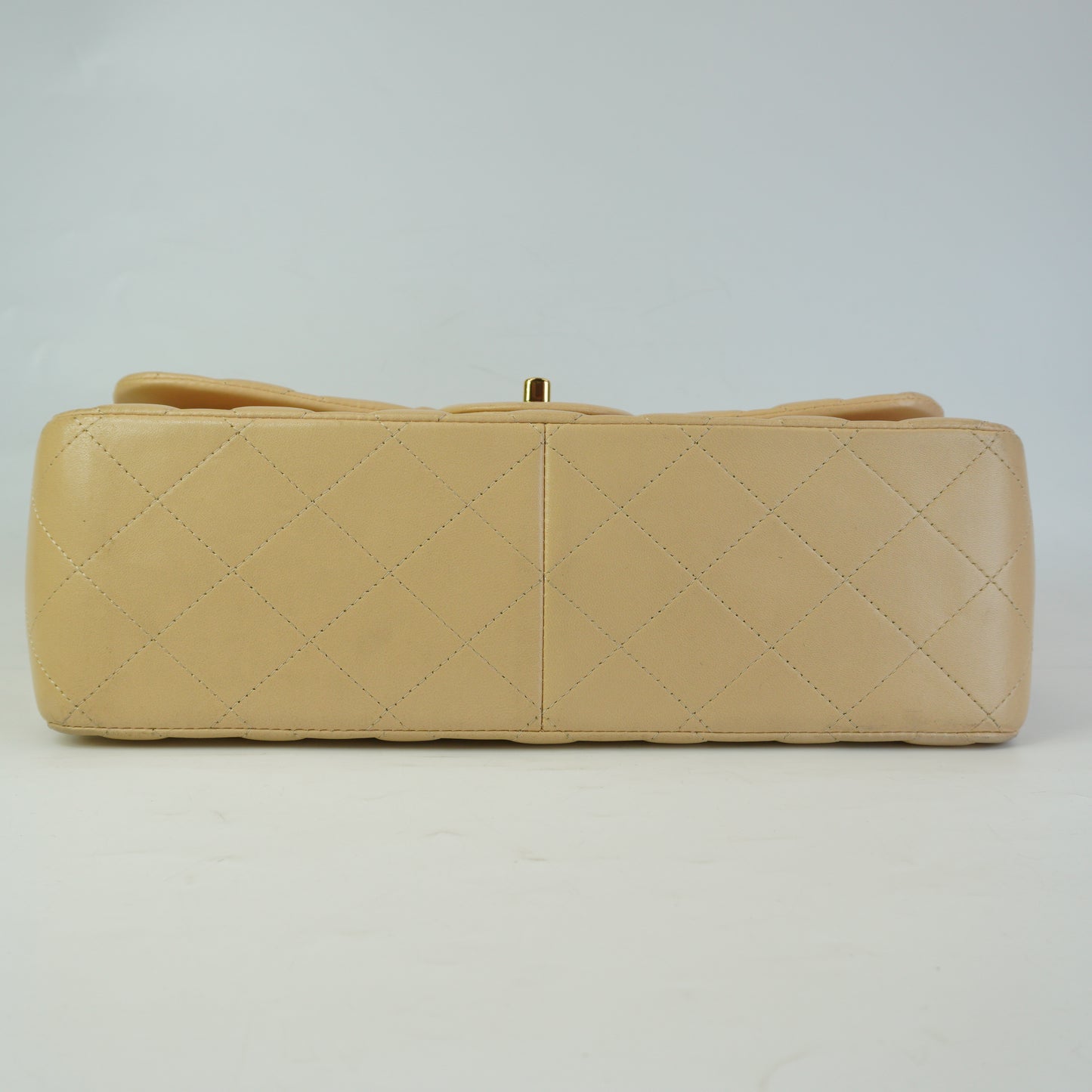 Chanel Classic Flap Bag GHW Medium Beige