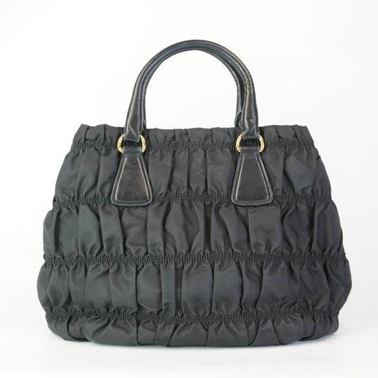 Prada Tessuto Gaufre Stachel GHW Medium