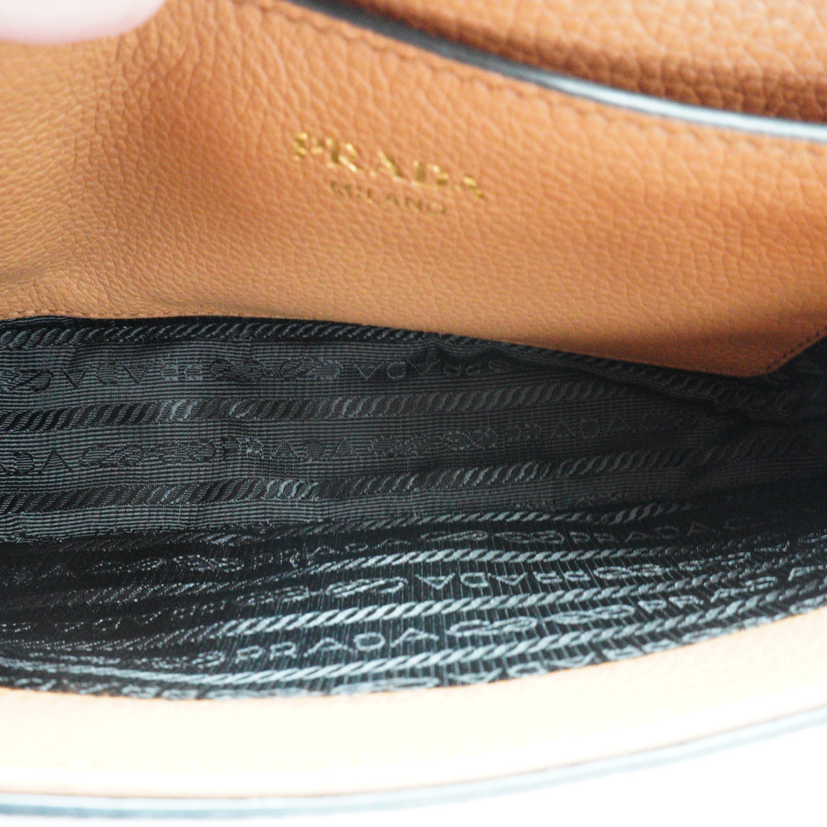 Prada Vitello Phenix Flap Crossbody Bag Small GHW