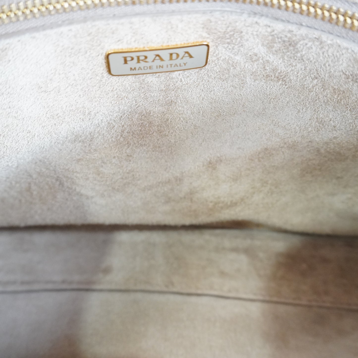 Prada Pionniere Saddle Black Small GHW