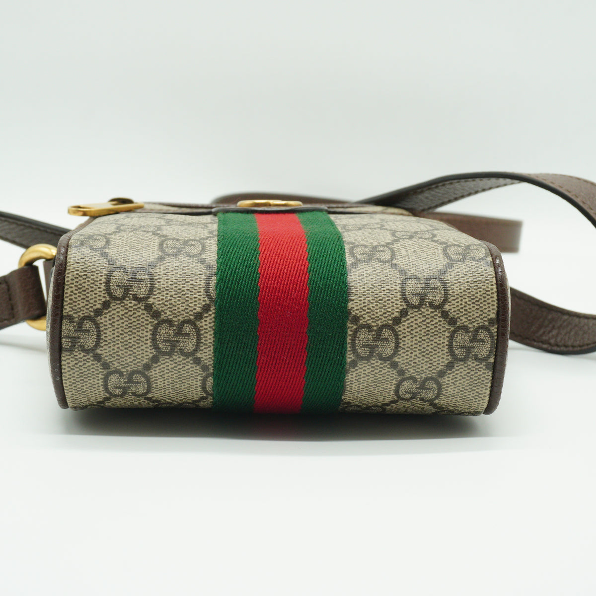 Gucci GG Supreme Ophidia Mini Messenger Bag GHW