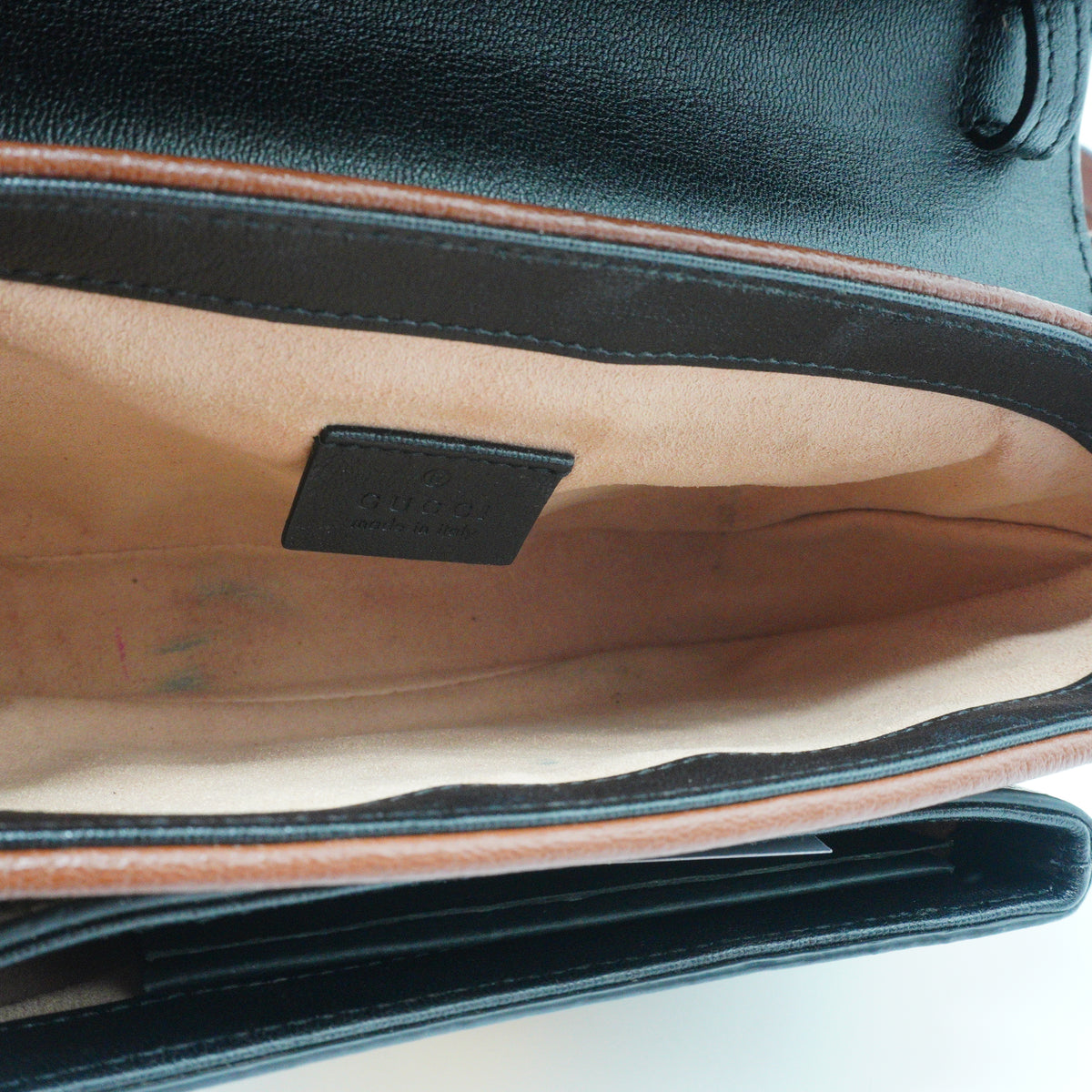Gucci Padlock Small Brown/ Blue GG Canvas GHW