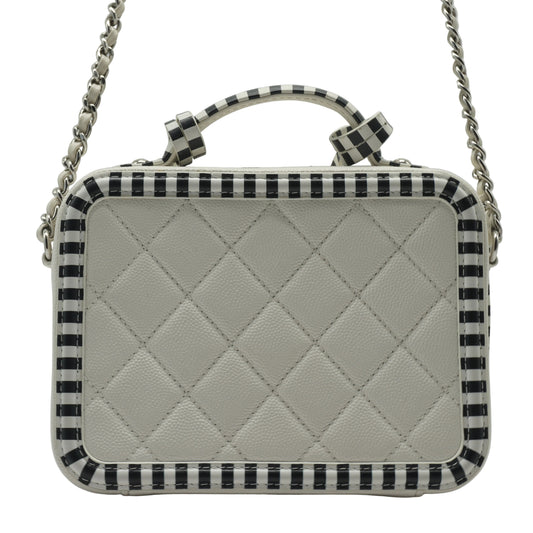 Chanel Vanity Case Small White SHW