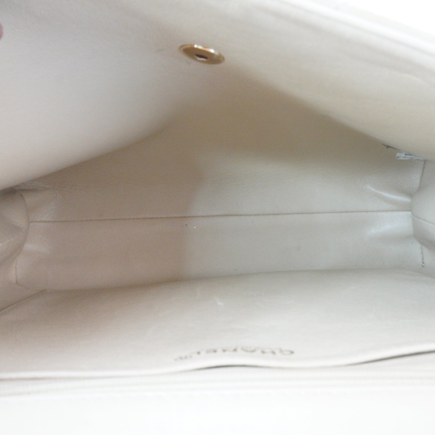 Chanel Vintage Kelly Top Handle Beige Bag GHW Medium