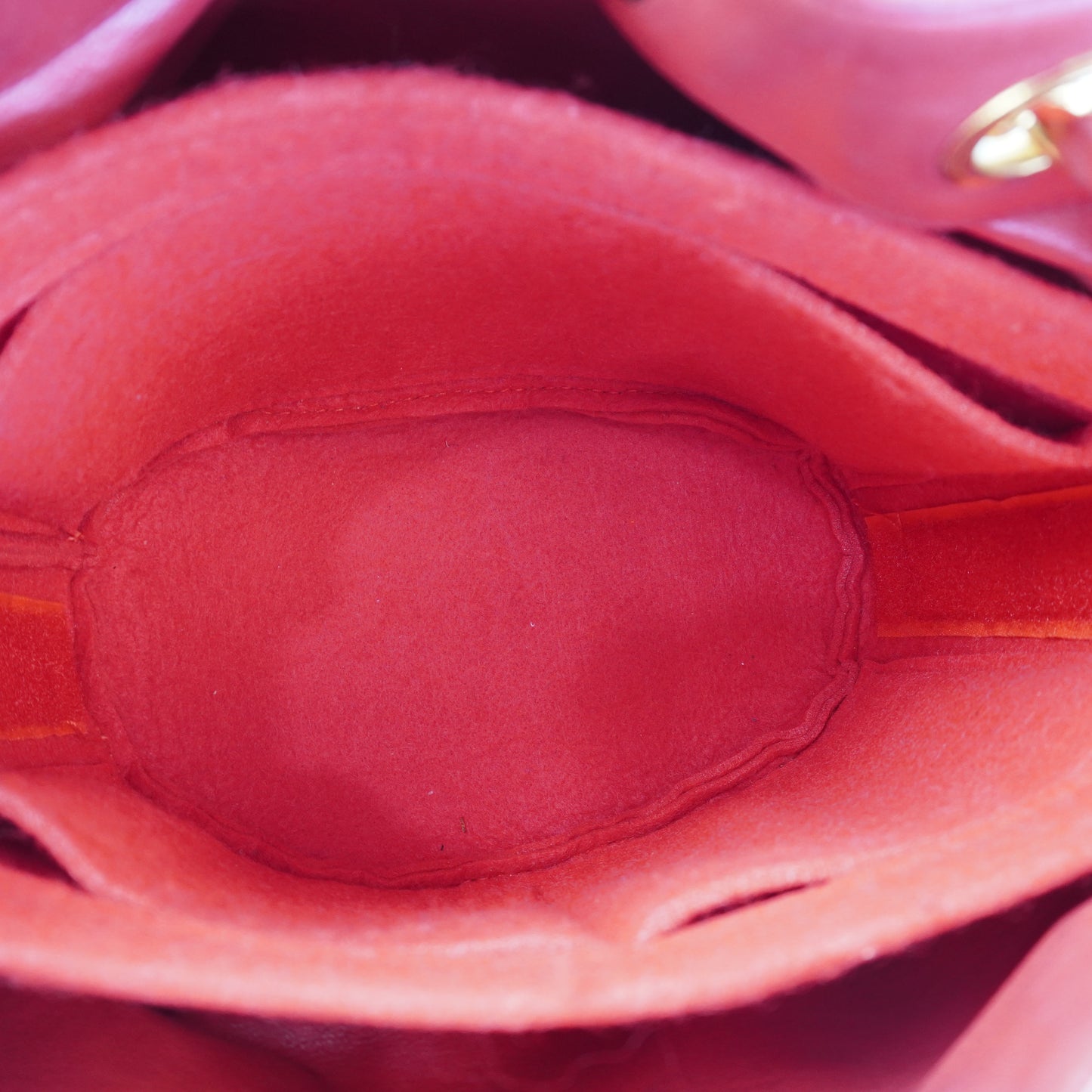 Chanel Red Bucket Bag