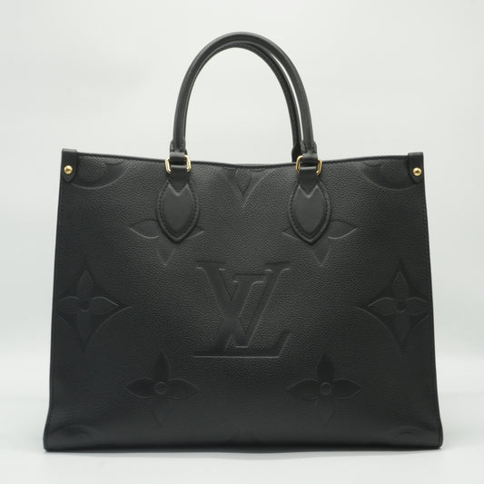 Louis Vuitton On The Go MM Monogram Empreinte Black GHW