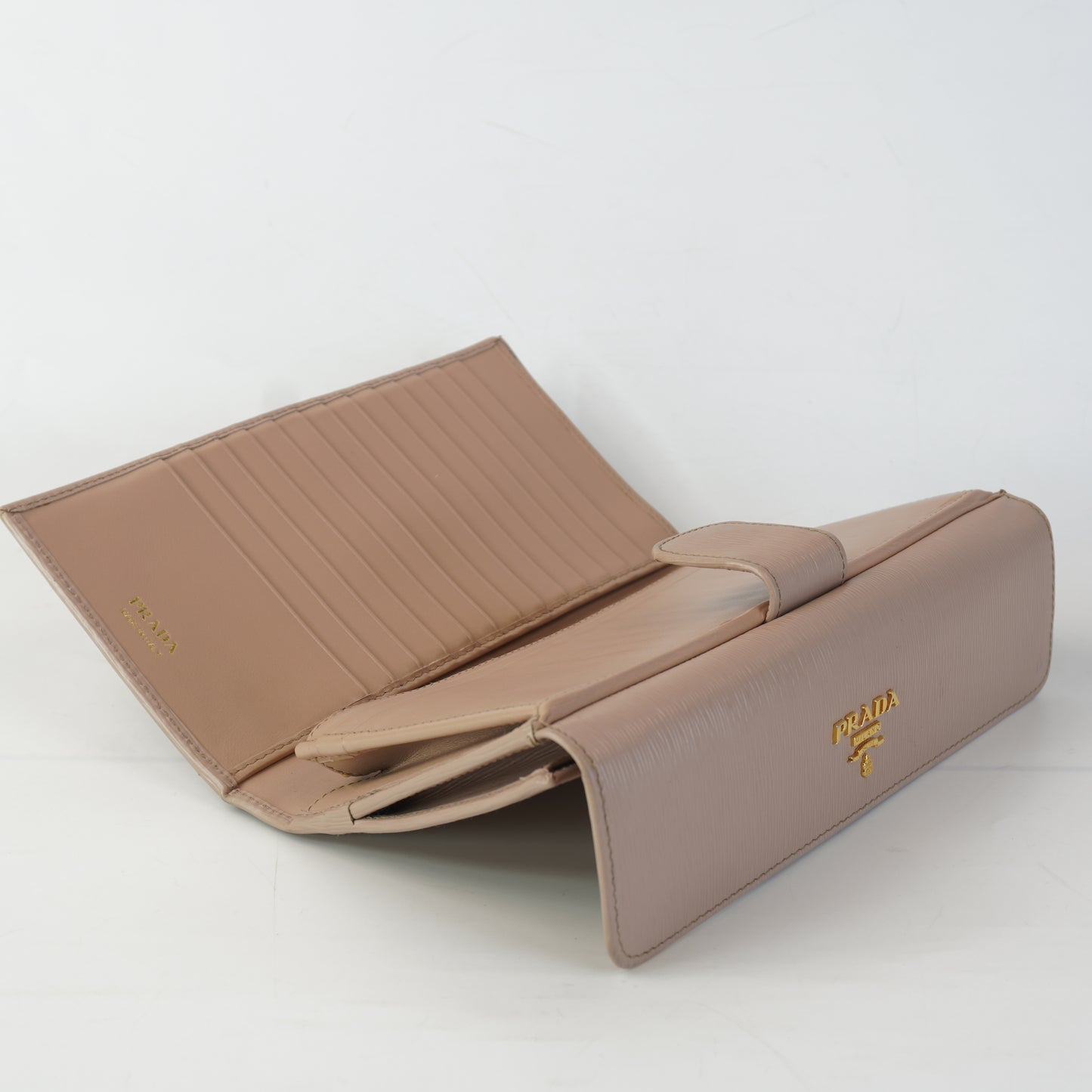 Prada Saffiano Flap Wallet