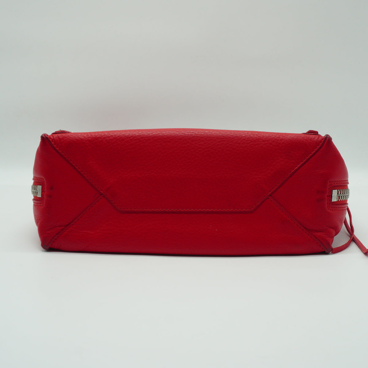 Balenciaga Papier A6 Zip Around Tote Red Small SHW