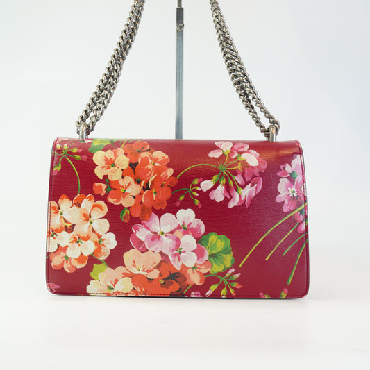 Gucci Dionysus Medium Leather Blooms Red SHW