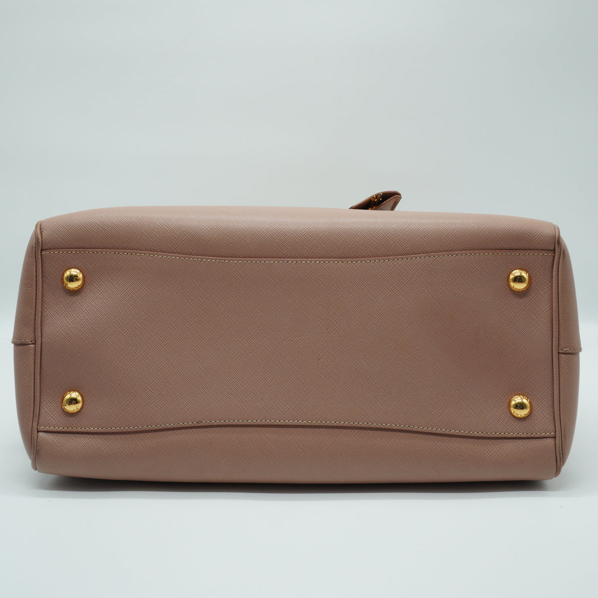 Prada Galleria Saffiano Leather Bag Nude Pink Medium GHW