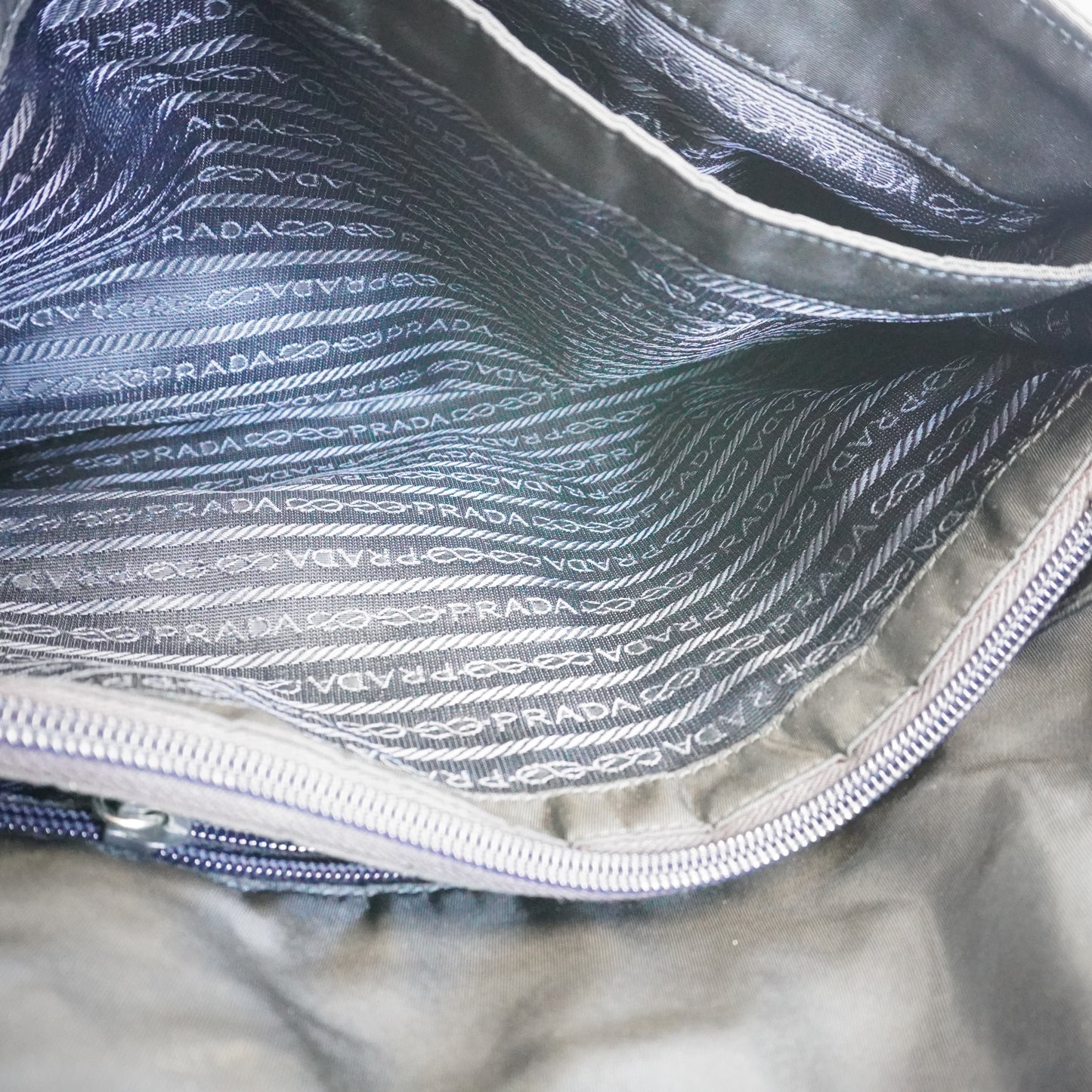Prada Tessuto Nylon Flap Shoulder Bag Medium SHW