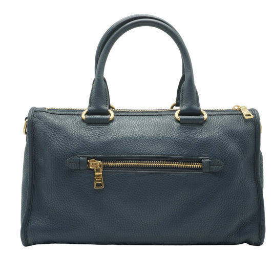 Prada Vitello Daino Handbag Baltico Medium GHW