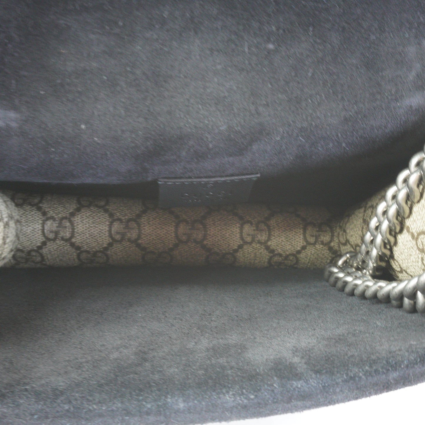 Gucci Dionysus Gg Supreme Beige and Ebony Canvas with Black SHW Small