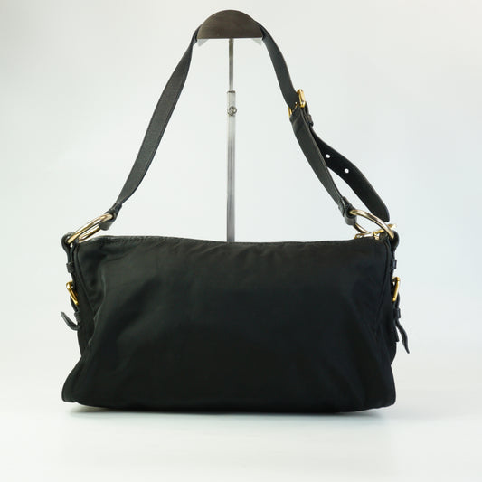 Prada Tessuto Medium Nylon Black GHW