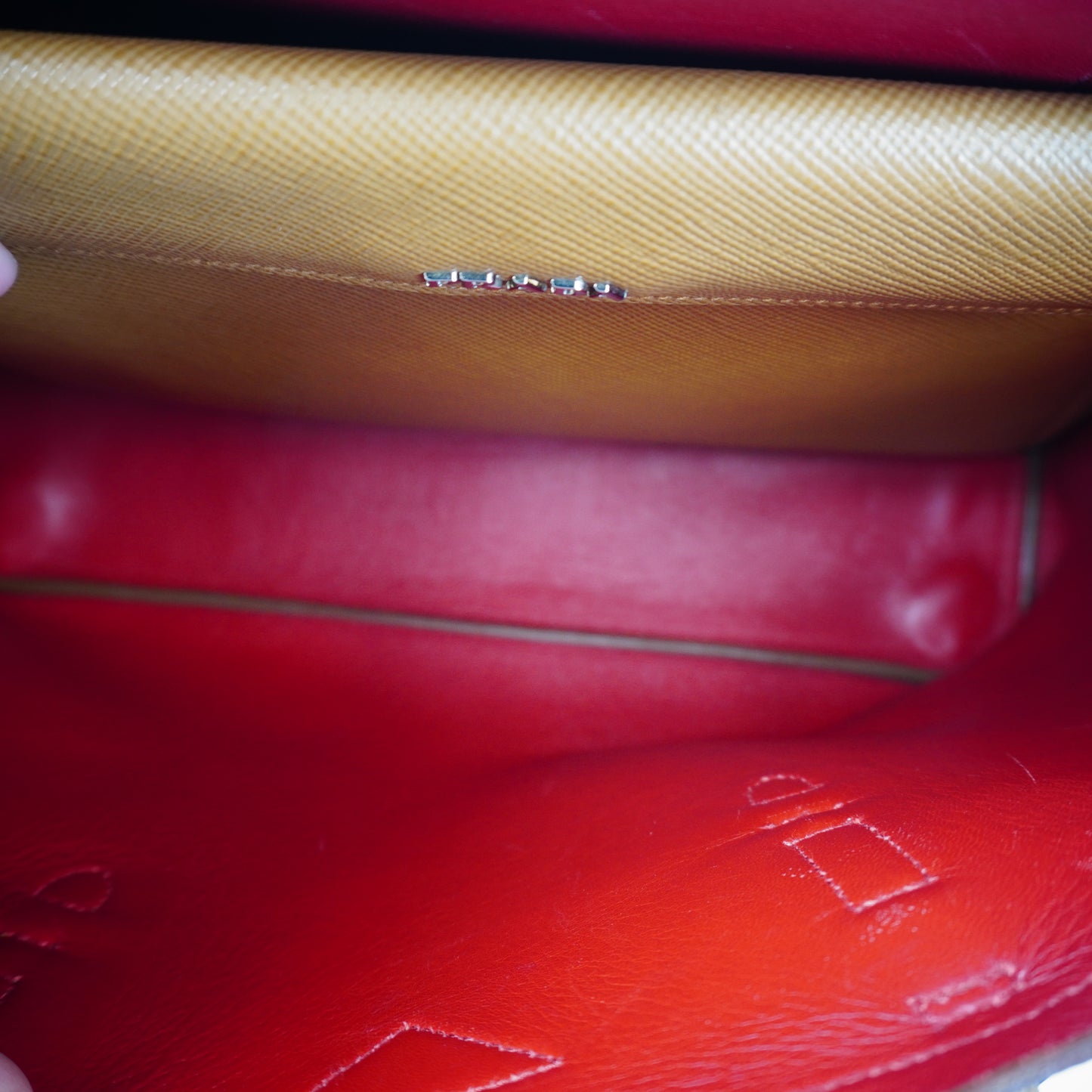 Prada Saffiano Cuir Double Bag SHW Large