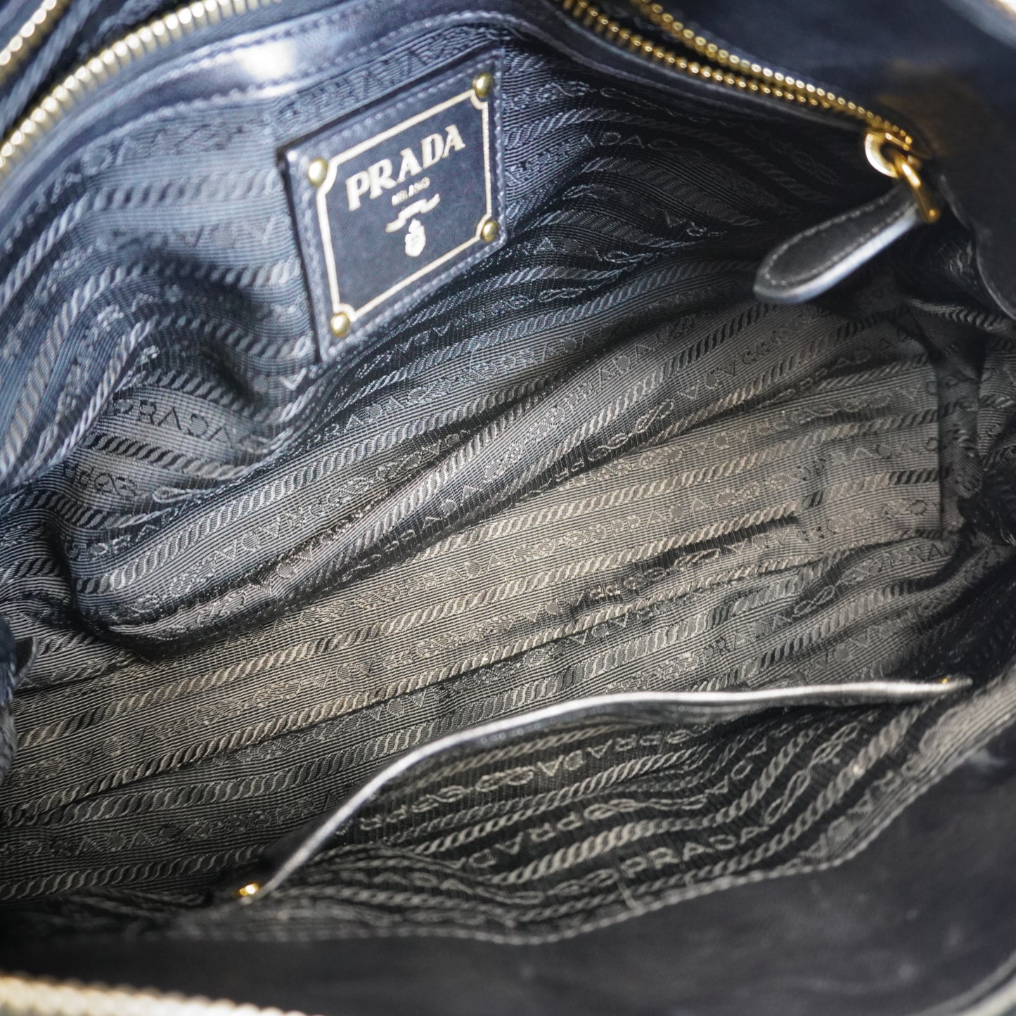 Prada Nappa Gaufre Leather Satche Bag GHW Medium