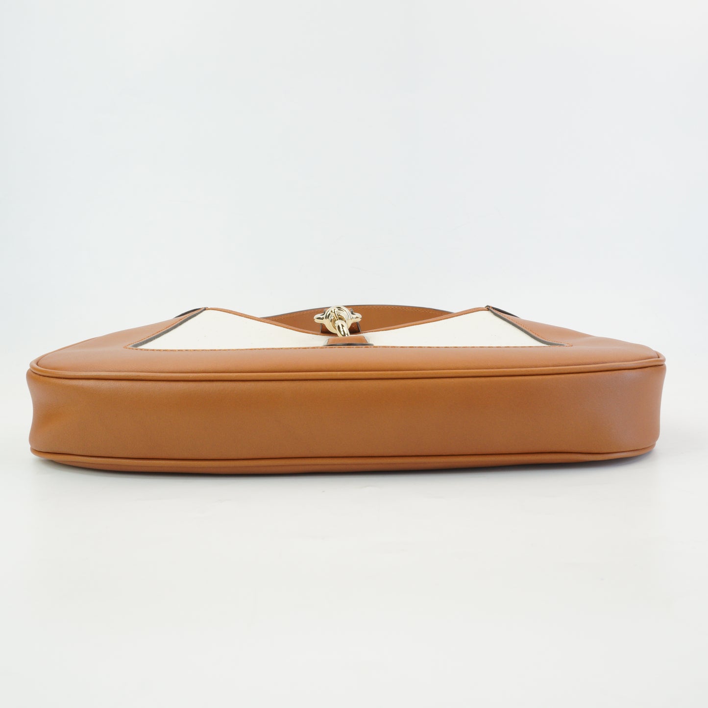 Gucci Jackie Shoulder Bag Canvas Small Brown GHW