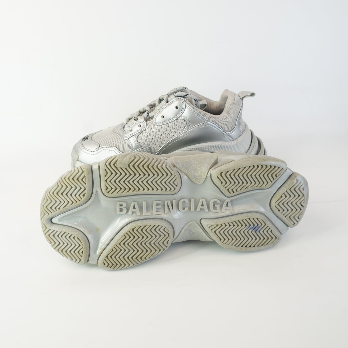 Balenciaga Triple S Sneakers Metallic Effect size 36