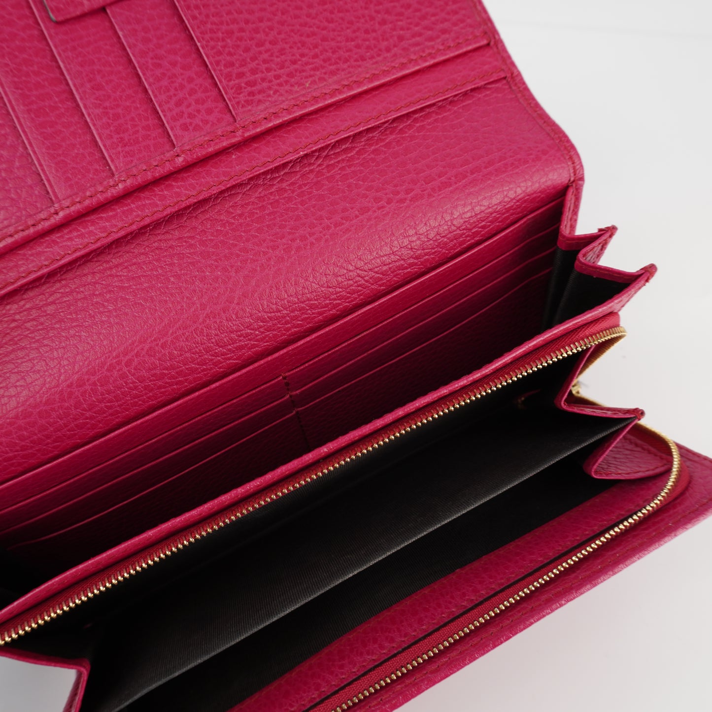 Gucci Swing Continental Wallet Pink