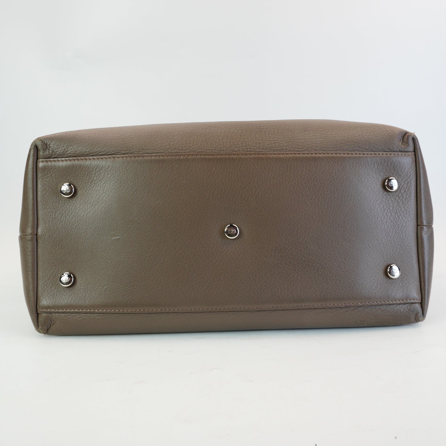 Dior pebbled leather Neo Classic shoulder bag Medium Taupe SHW