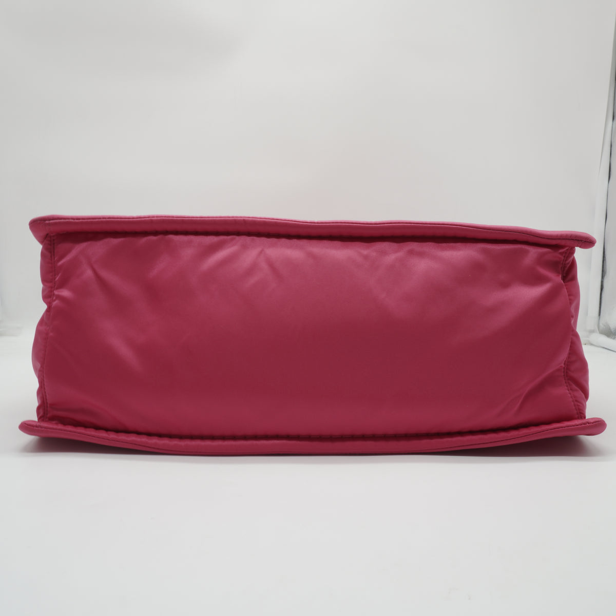 Prada Tessuto Chain Tote Large Pink GHW