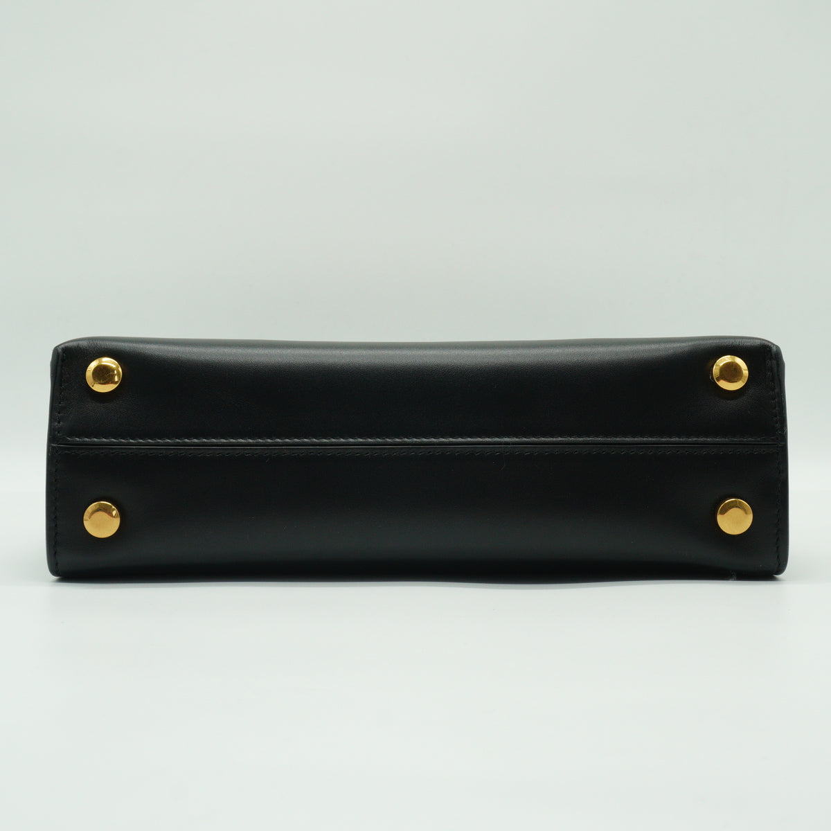 Salvatore Ferragamo Trifolio Swing Bag Black Small GHW