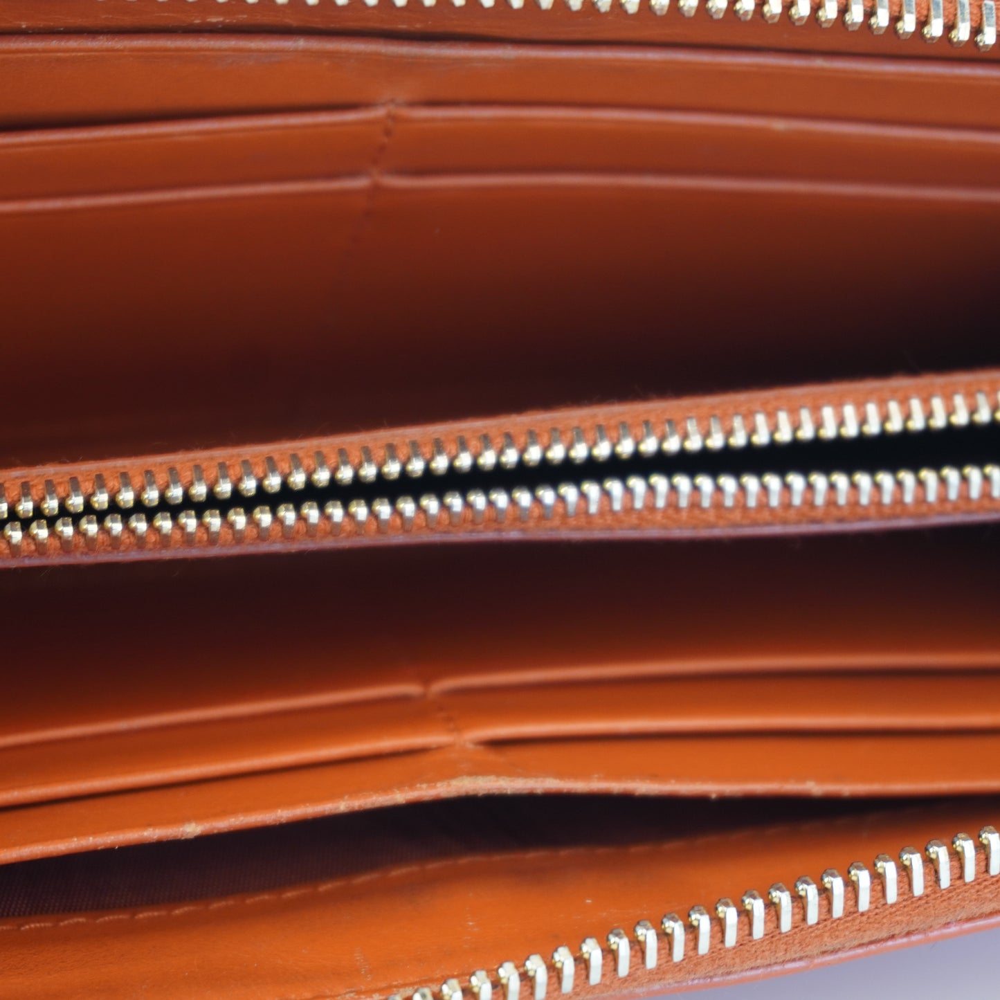 Prada SAFFIANO LEATHER WALLET ORANGE