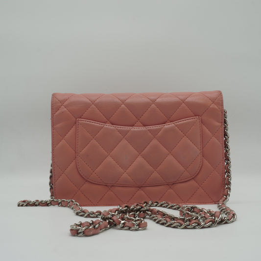 Chanel Wallet On Chain Pink SHW