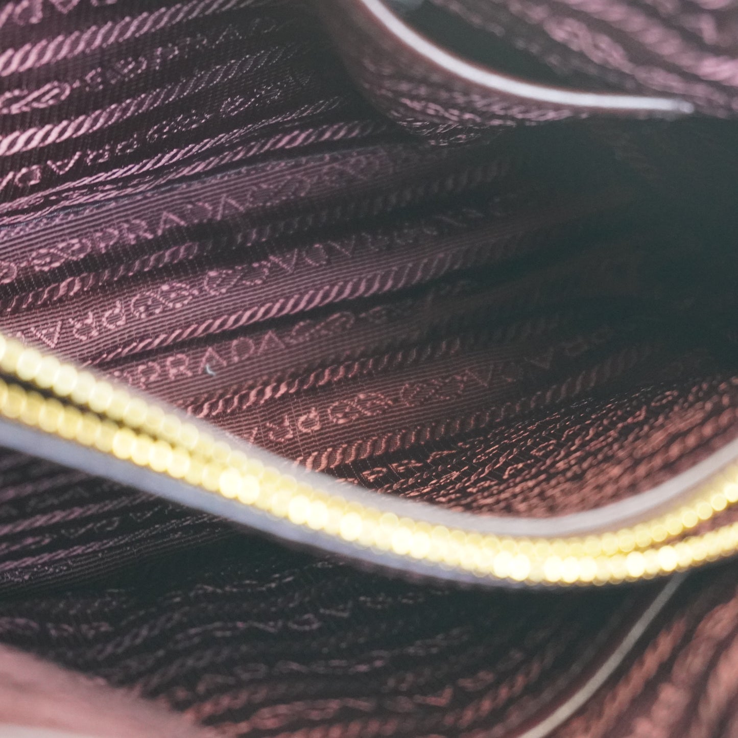 Prada Tessuto Nylon Satchel Burgunndy