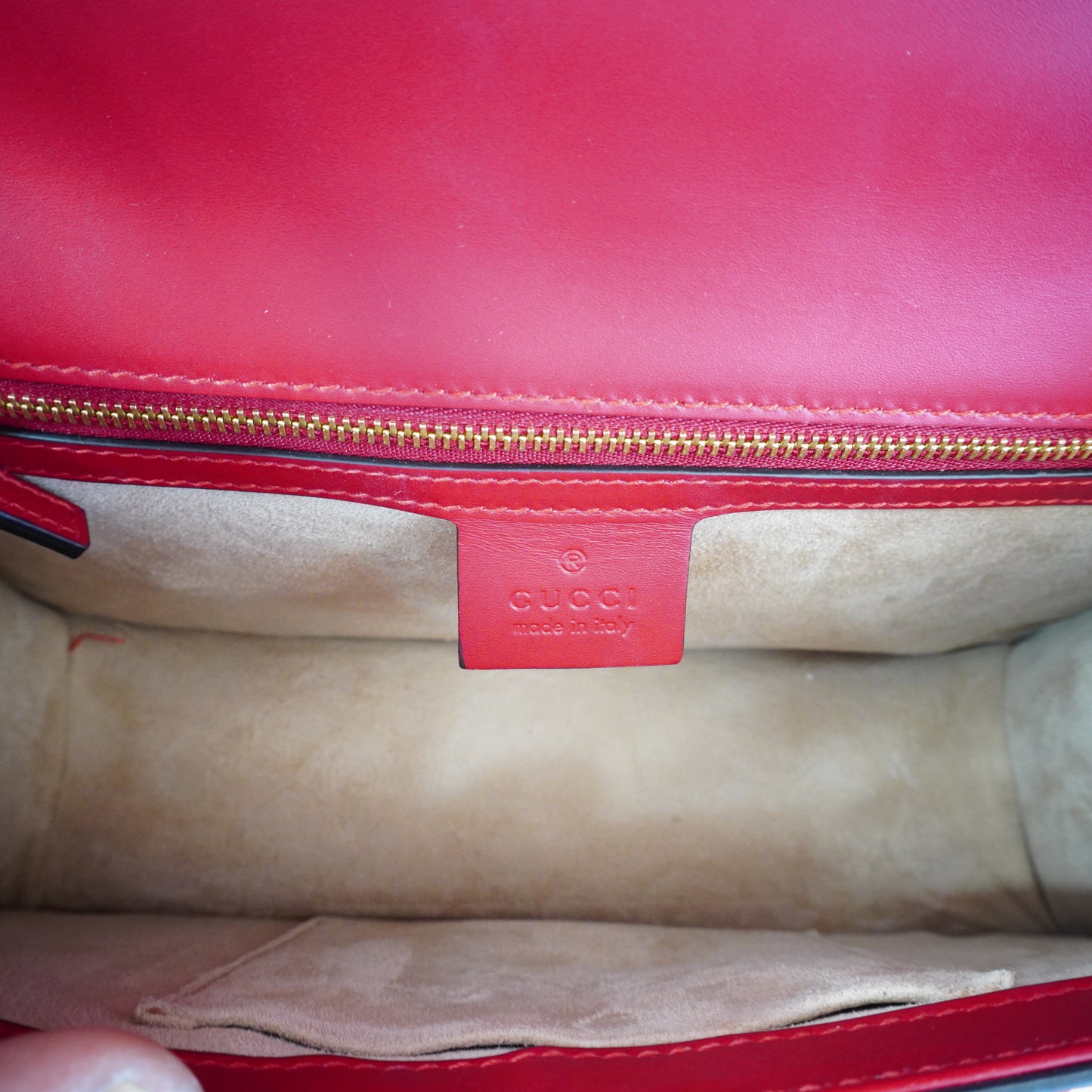 Gucci Sylvie Shoulder Red GHW