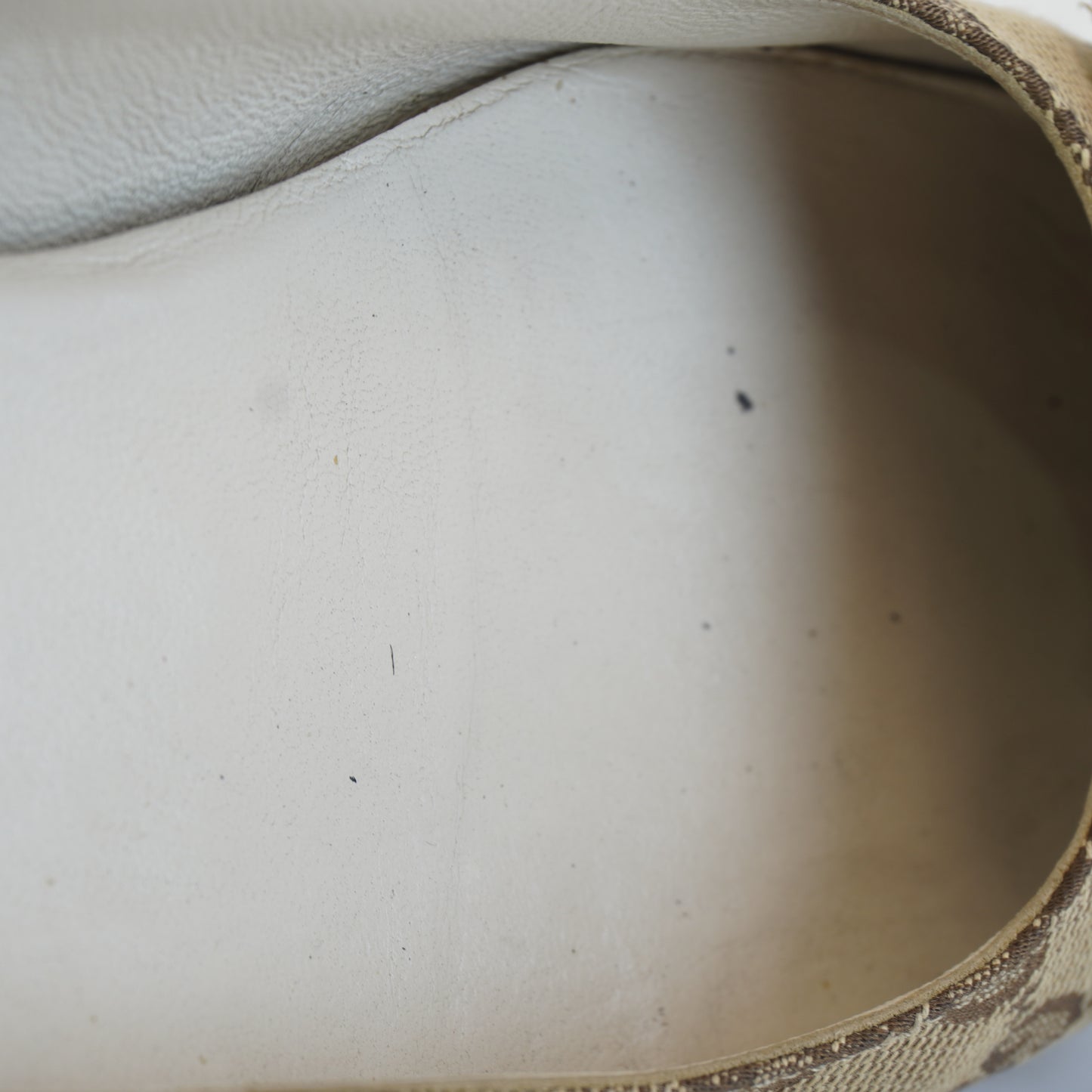 Gucci Ballet Flat Beige Mono