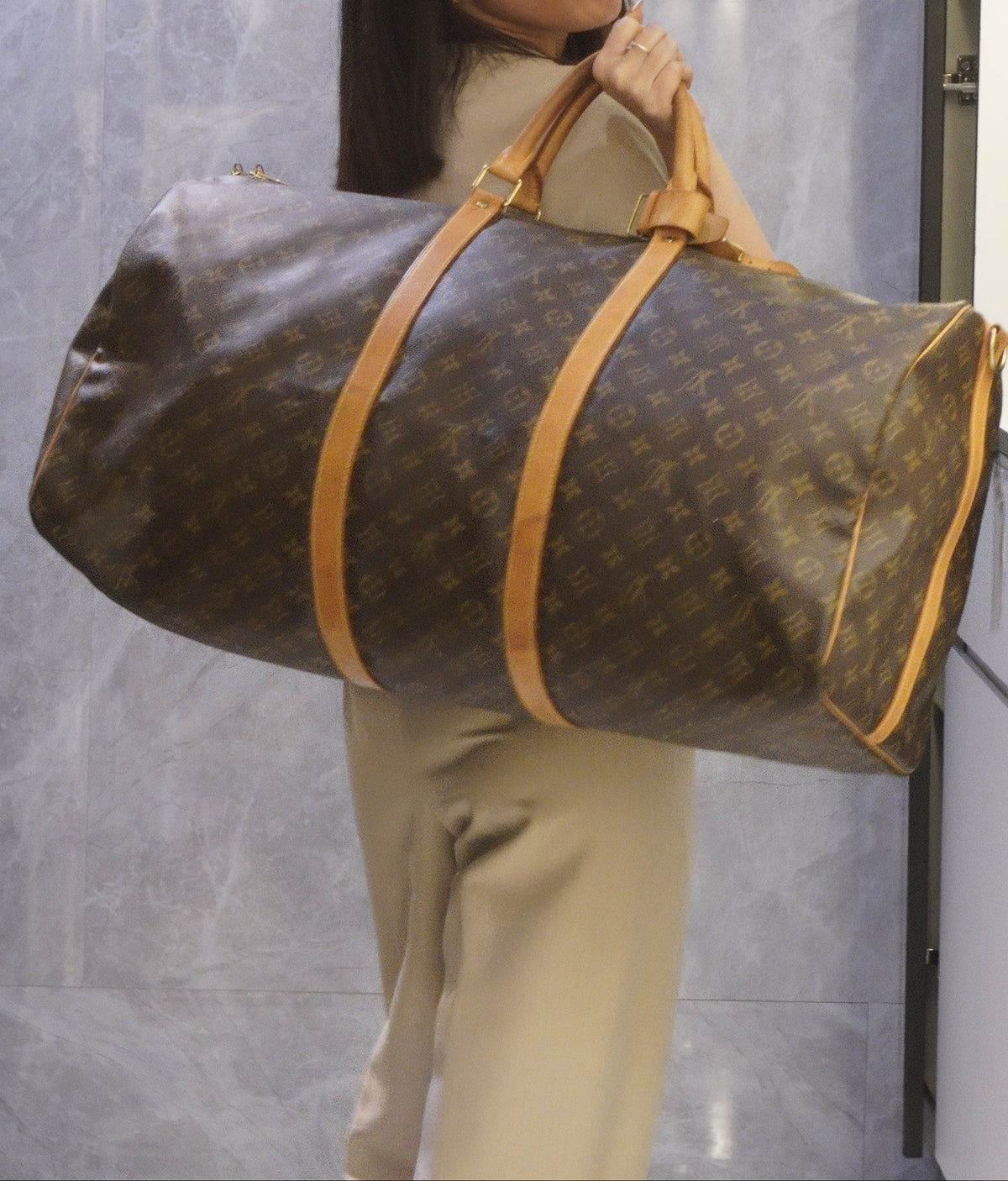 Louis Vuitton keepall 60 monogram canvas GHW