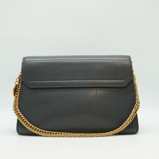 Givenchy GV3 Small Shoulder Bag Gray/Blue GHW