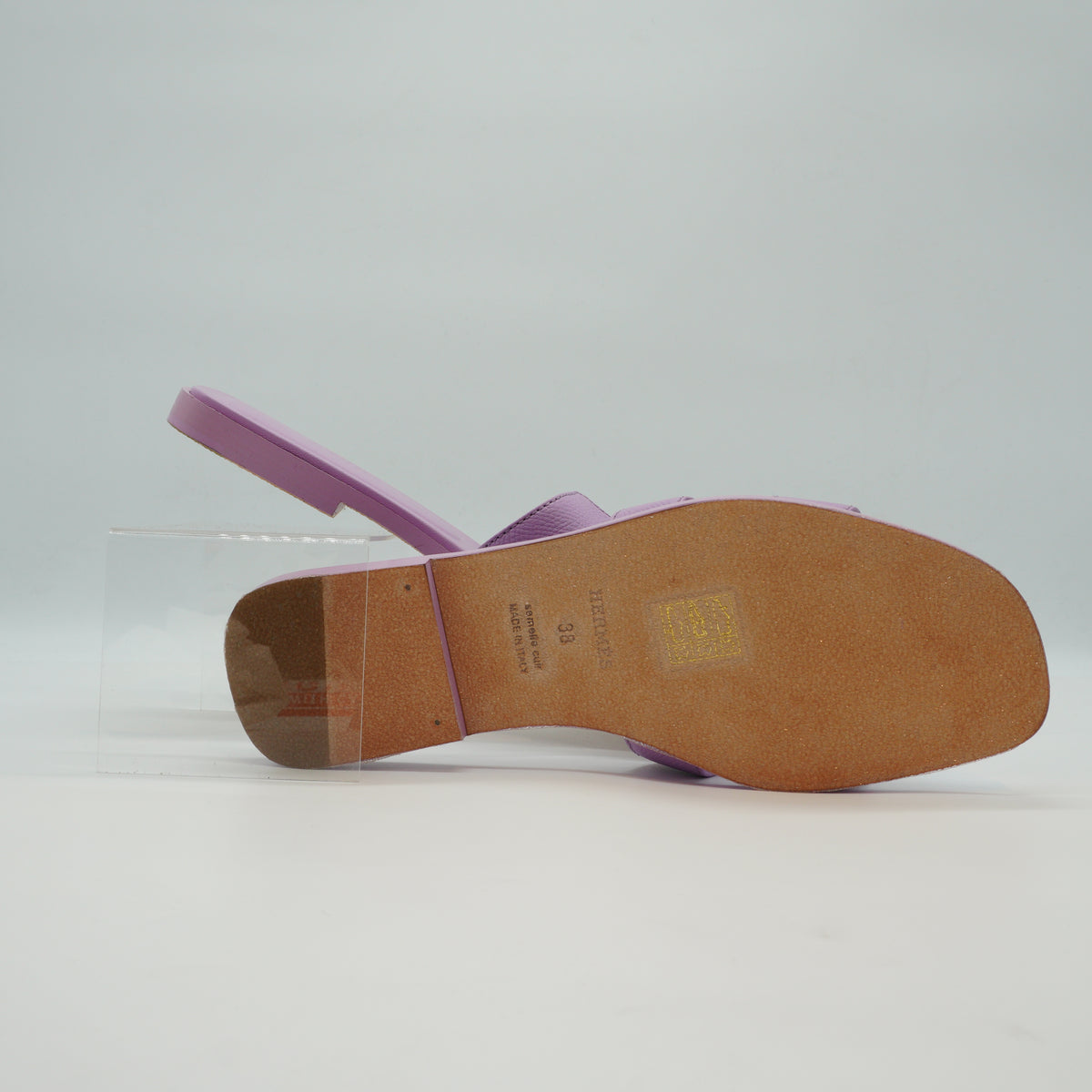 Hermes Oran Sandals size 38 Levender