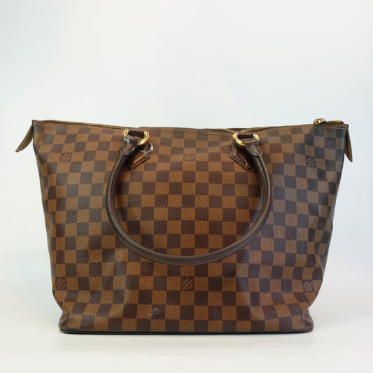 Louis Vuitton Saleya Damier Ebene Medium GHW