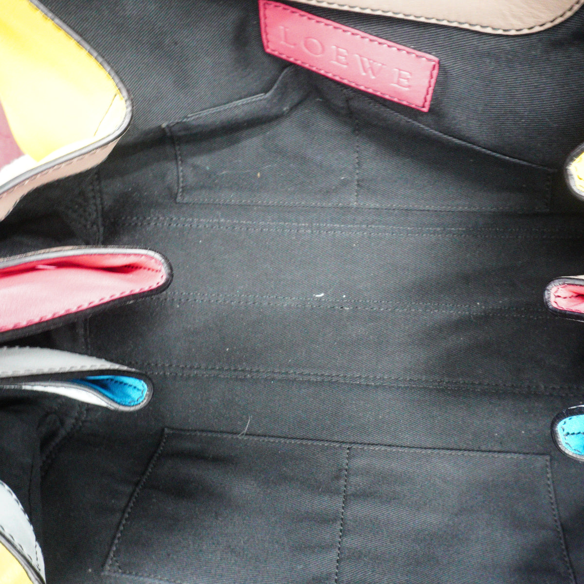 Loewe Anagram Coated Canvas Kite Baguette Shoulder Bag