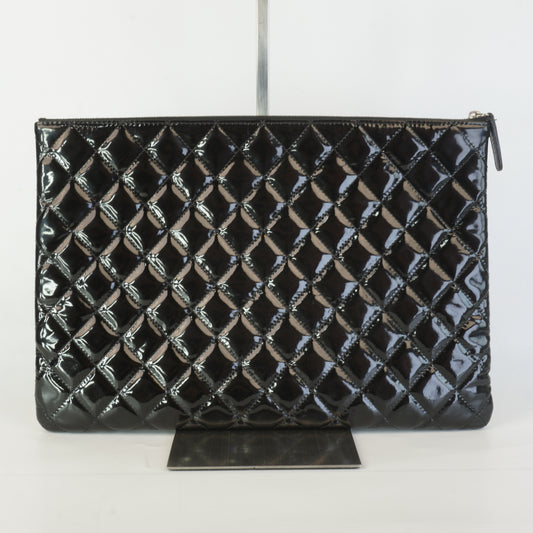 Chanel PATENT O-CASE CLUTCH