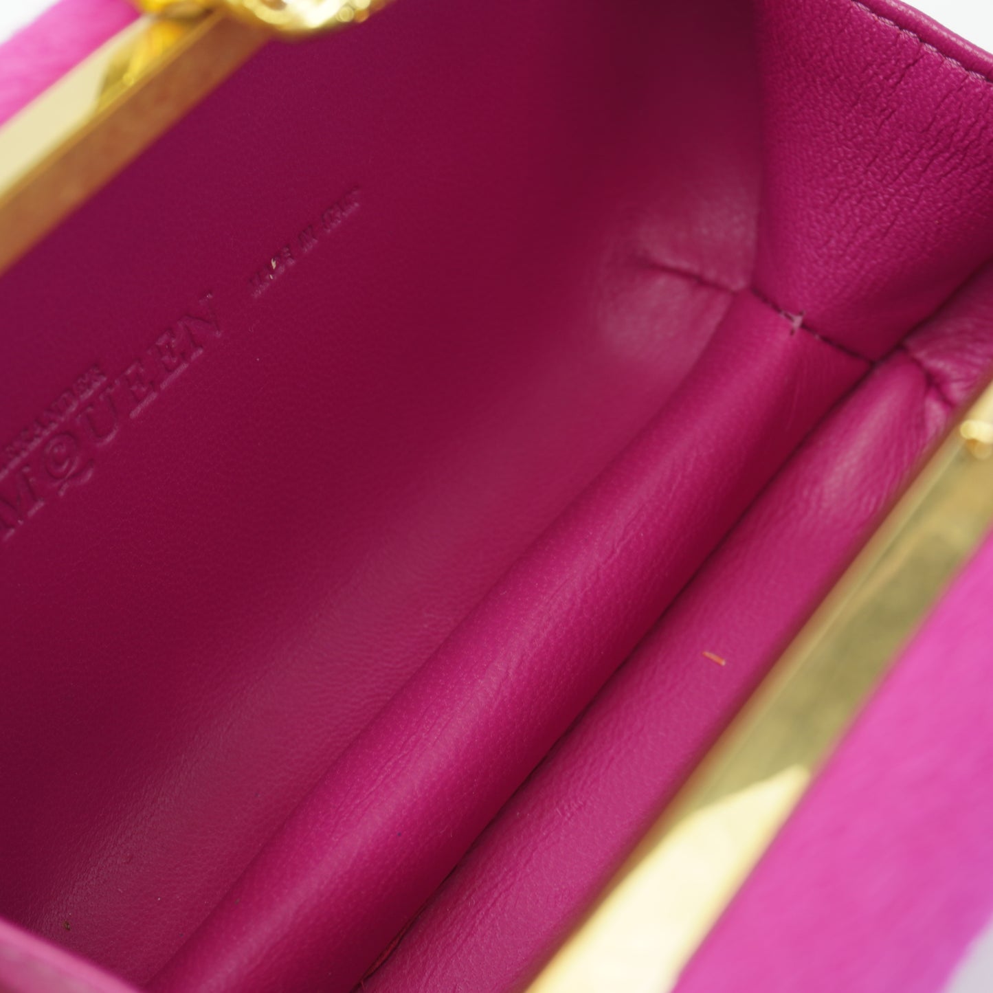 Alexander McQueen Skull Clutch Pink
